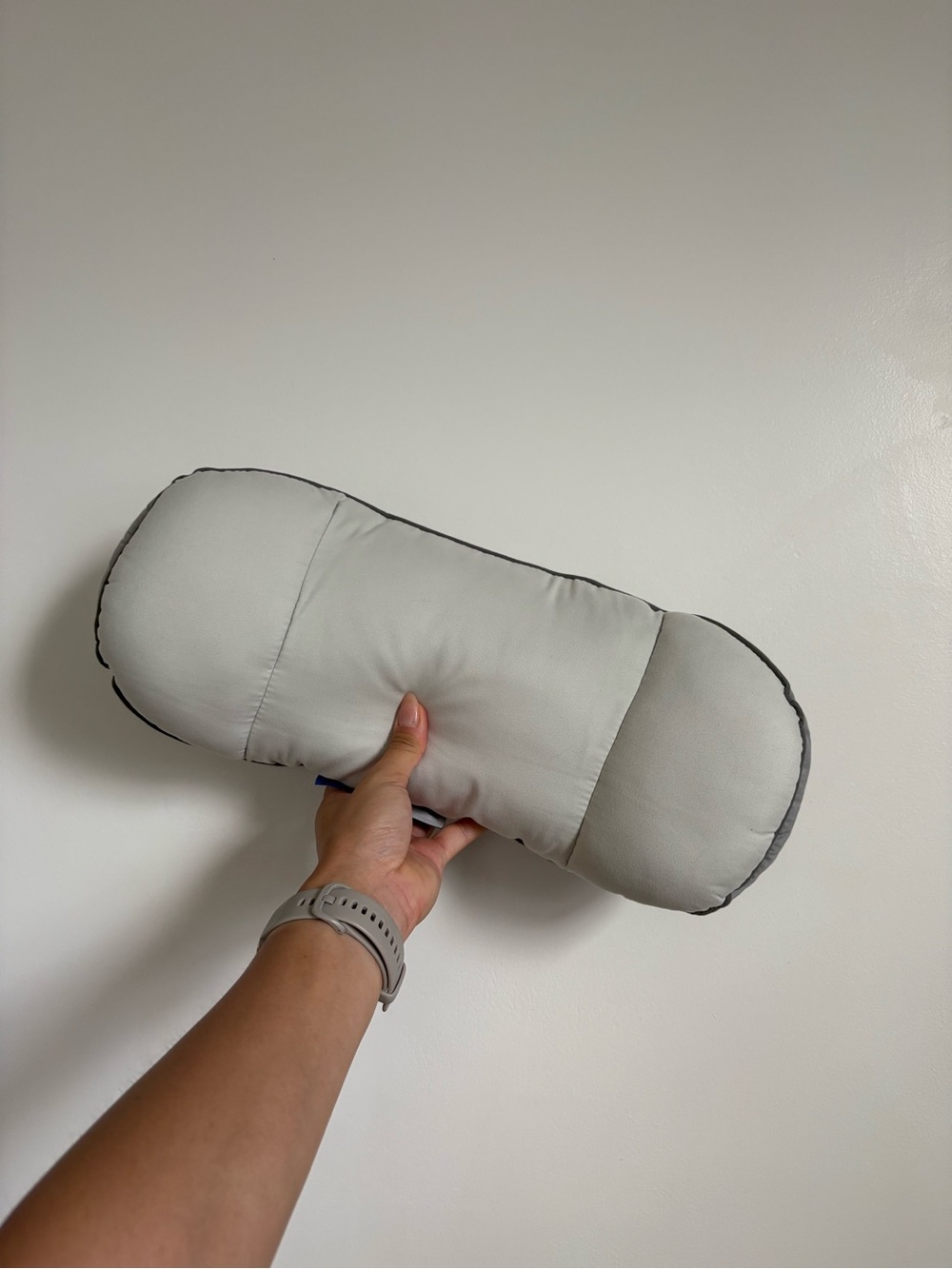 Neutral Gray Bolster Ostrichpillow for American Airlines